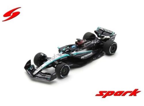 1:43 2024 Mercedes-AMG Petronas F1 W15 E Performance #63 George Russell, fekete/turquoise