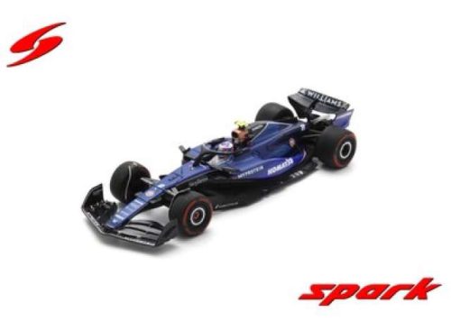 1:43 2024 Williams F1 FW46 #2 Logan Sargeant 2024, kék 