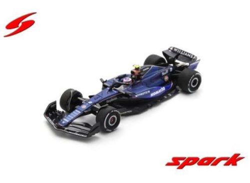 1:43 2024 Williams Racing FW46 #2 Logan Sargeant Emilia-Romagna GP 2024, kék/fekete