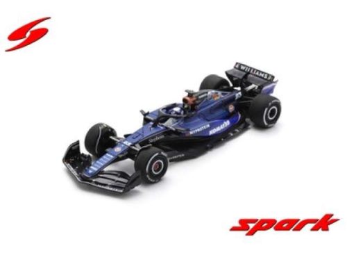 1:43 2024 Williams Racing FW46 #23 Alex Albon 9th Monaco GP 2024, kék/fekete