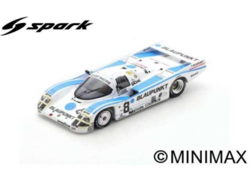 1987 Porsche 962 C No.8 S. Dickens/H. Haywood/F. Jelinski 24H Le Mans *Resin Serie*, fehér/kék