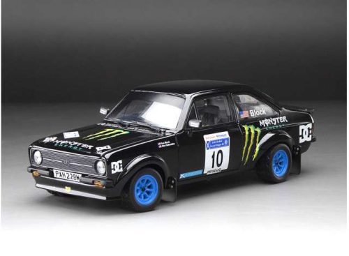 1:18 Ford Escort RS 1800 #10 Ken Block/A. Gelsomino Colin McRae Forest Stages 2008, fekete