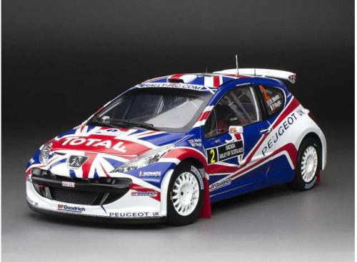 1:18 2009 Peugeot 207 S2000 #2 K.Meeke/ P.Nagle Rally of Scotland