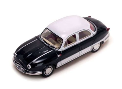 1:43 1957 Panhard Dyna Z12 Grand Standing, fekete/ cream-fehér 2-tone