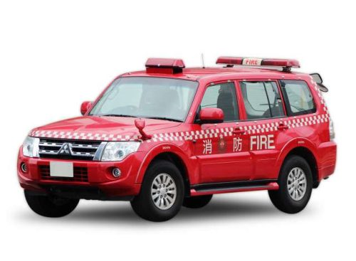 1:43 Mitsubishi Pajero *Hong Kong Fire Department*, piros